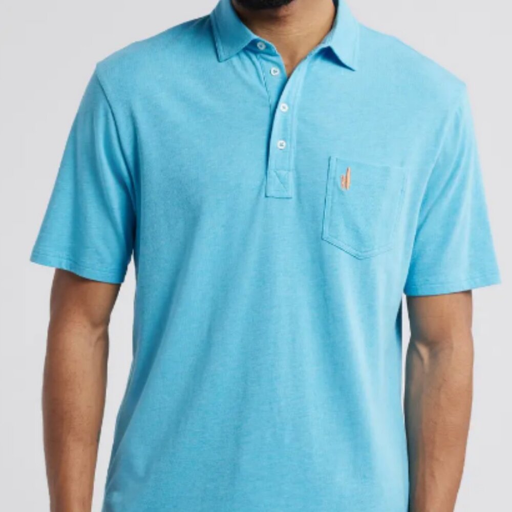 Johnnie-O Heathered Original 2.0 Pocket Polo Men's Sz XL MSRP $90